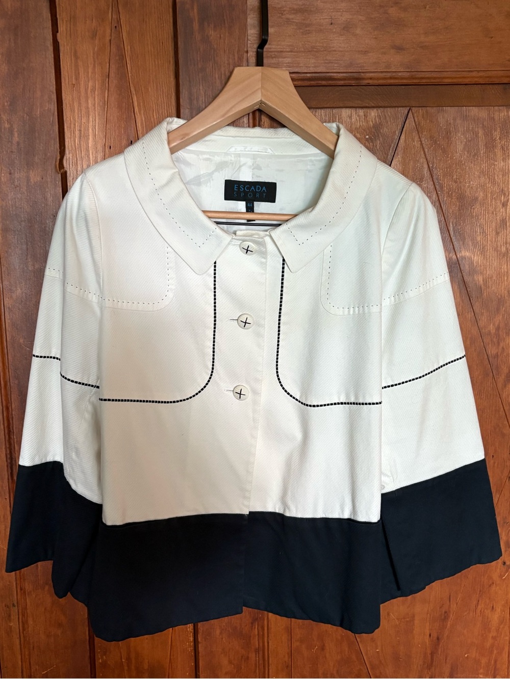 Escada Sport B/W Cotton Jacket